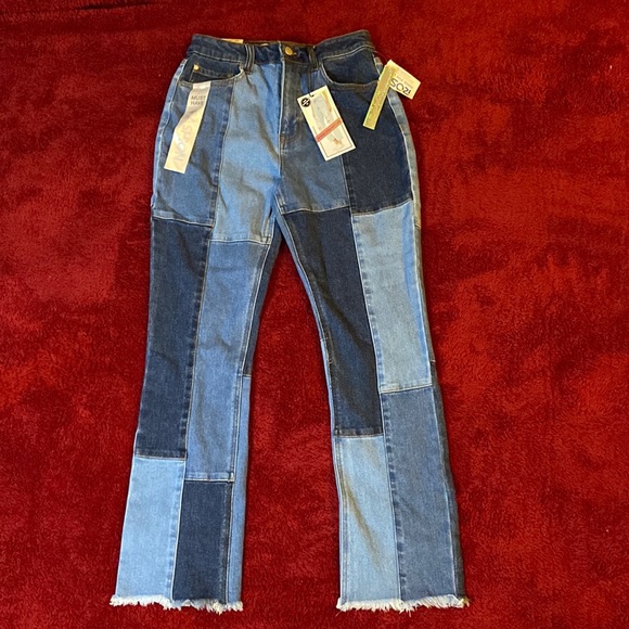 Tinseltown Denim - High Rise Straight Leg Jeans